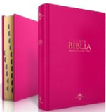 Biblia LG 12pt Fucsia Indice 60087