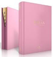 Biblia LG 12pt Rosa Indice Cierre 60216